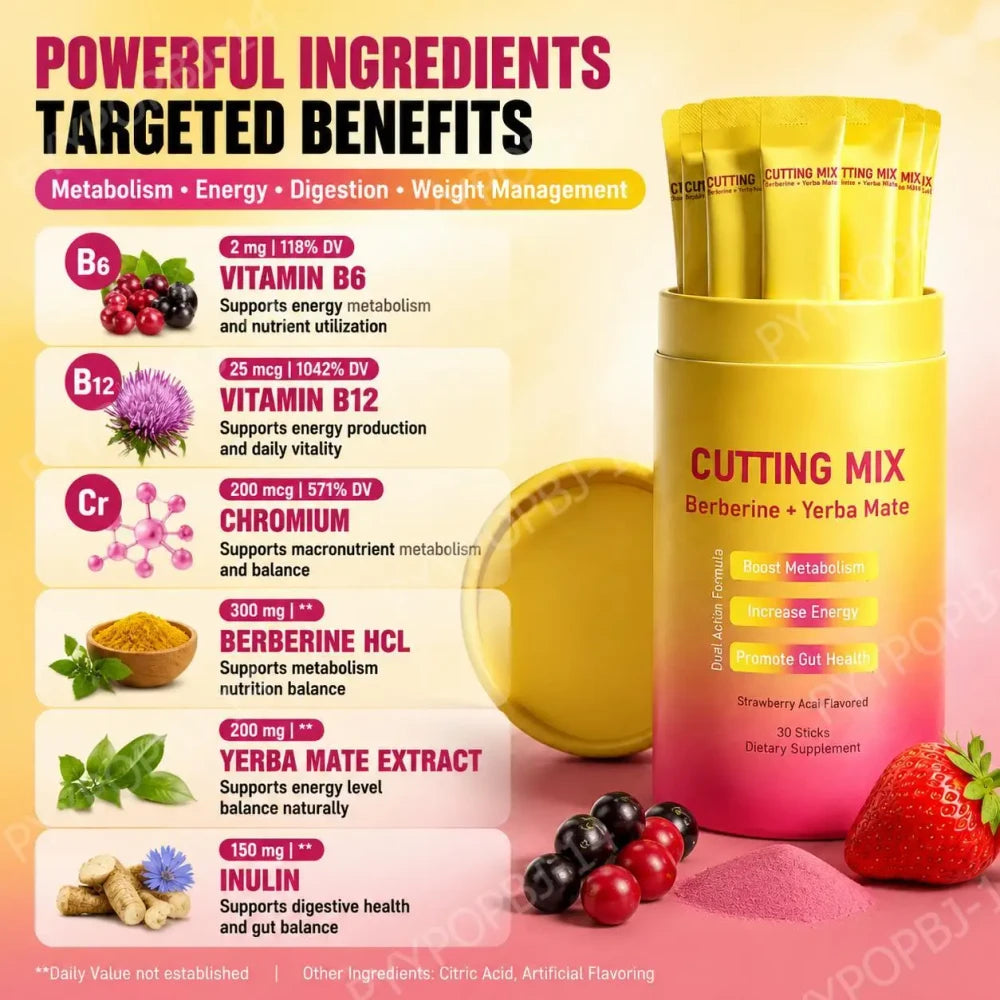 Berberine Yerba Mate Weight Management Supplement