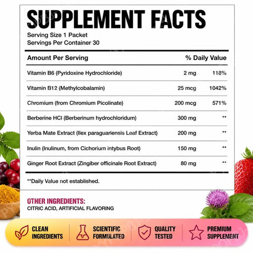 Berberine Yerba Mate Weight Management Supplement